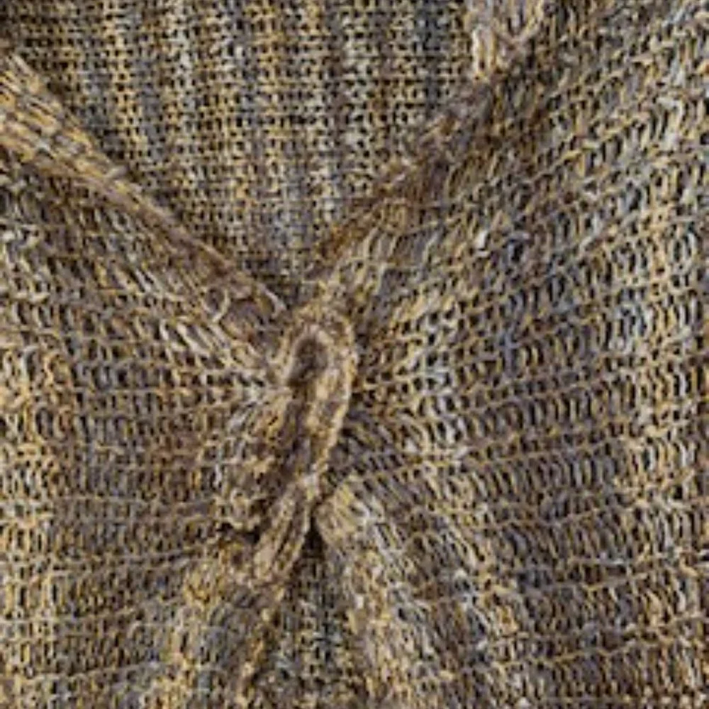 Crocheted Sweater with Pin Closure - Picture 4 of 7